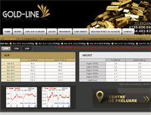 Tablet Screenshot of gold-line.ro